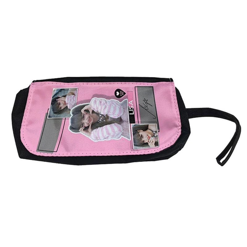 جامدادی برنزنتی 2 زیپ طرح لیسا کد lisa 1