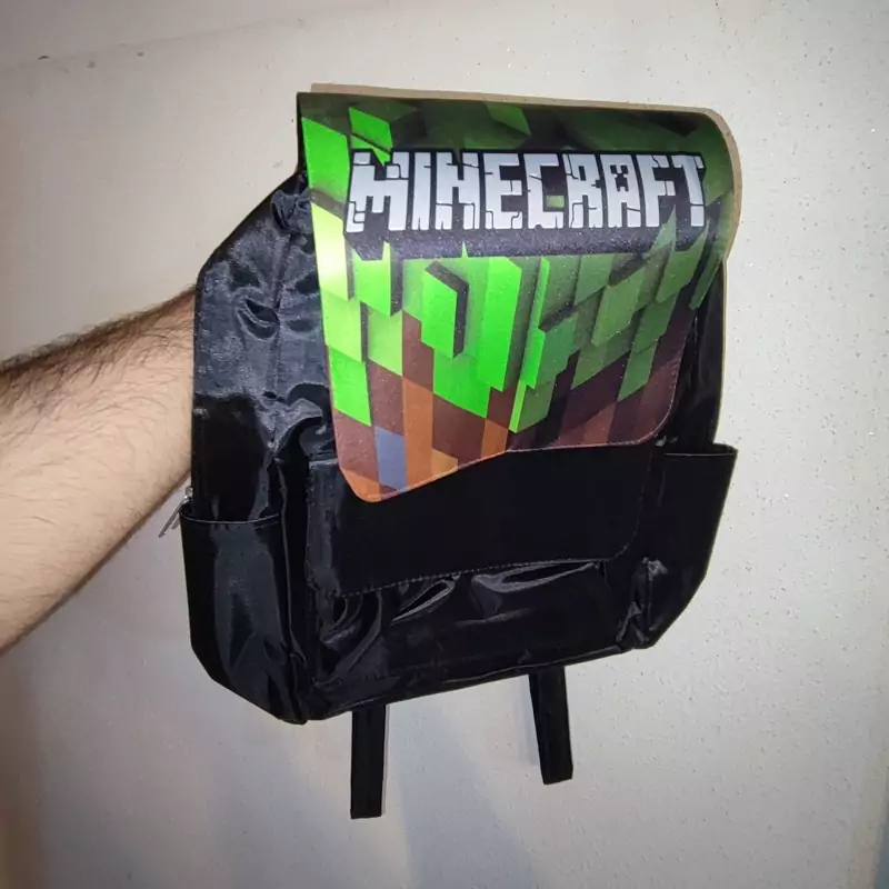 کیف کوله پشتی طرح بازی ماین کرافت کد 2