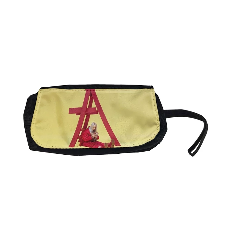 جامدادی برنزنتی 2 زیپ طرح بیلی ایلیش کد billie eilish 3