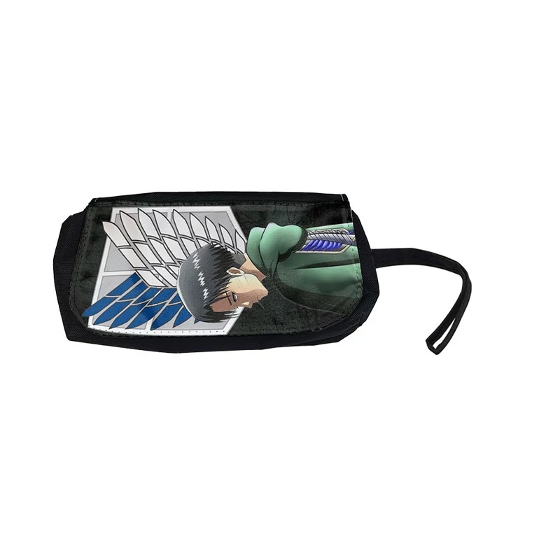 جامدادی برنزنتی 2 زیپ طرح اتک آن تایتان کد Attack on Titan 1