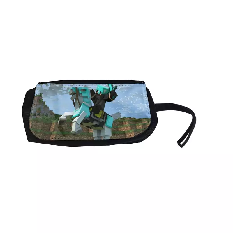 جامدادی برنزنتی 2 زیپ طرح بازی ماینکرافت کد Minecraft 16