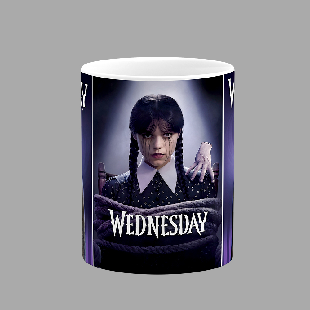 ماگ سرامیکی طرح ونزدی مدل Wednesday کد 1