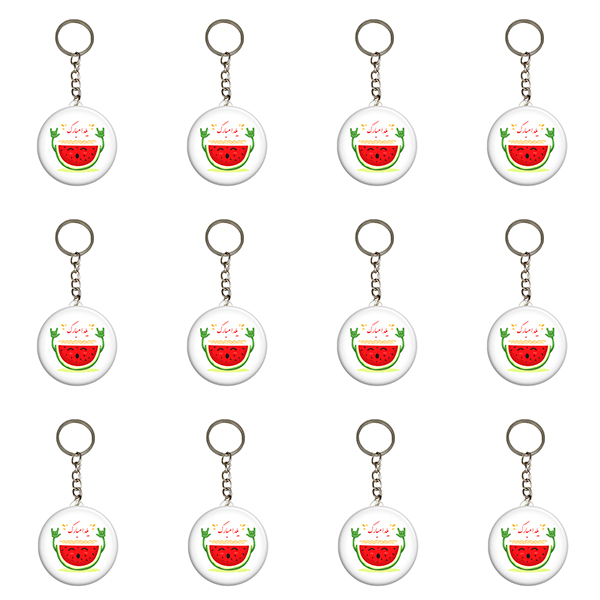 جاکلیدی طرح شب یلدا مجموعه 12 عددی کد yalda 7