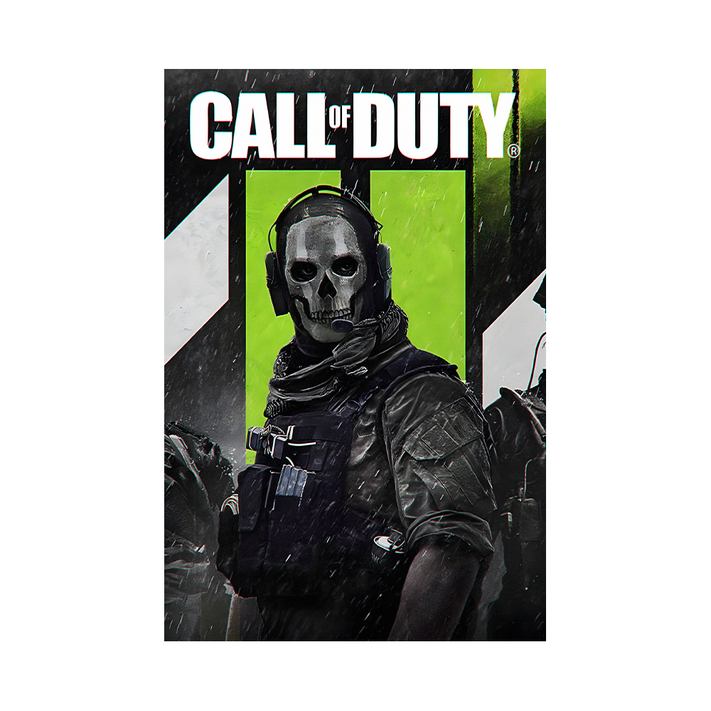 متال پوستر طرح بازی Call of Duty: Modern Warfare 2 مدل ندای وظیفه (کال آف دیوتی) کد A1