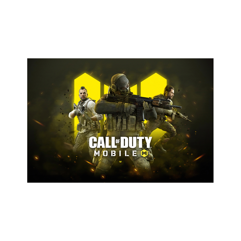 متال پوستر طرح بازی Call of Duty مدل ندای وظیفه (کال آف دیوتی) کد A4