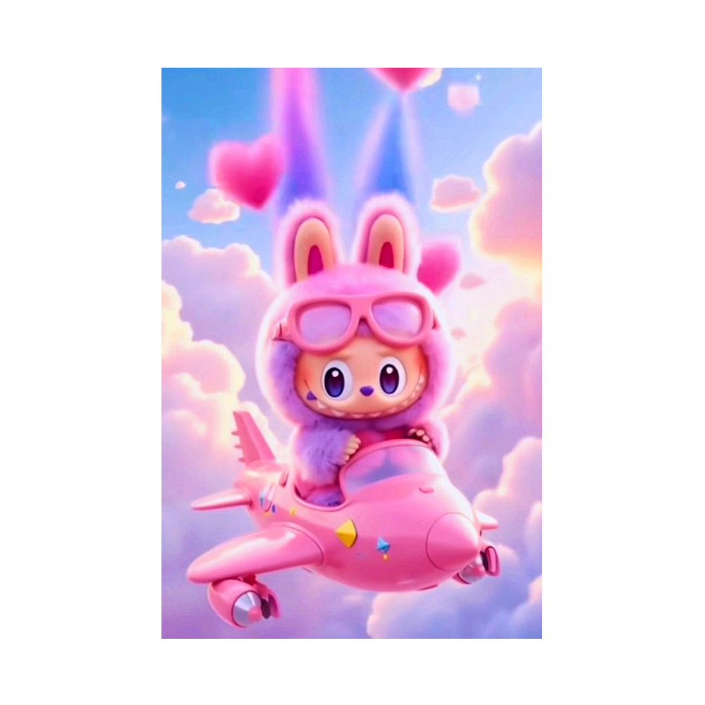 متال پوستر طرح Labubu مدل لبوبو کد A1