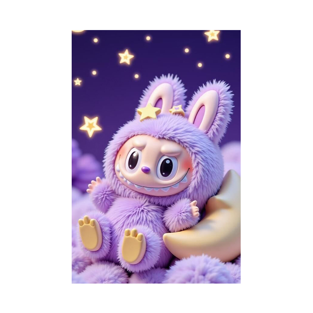 متال پوستر طرح Labubu مدل لبوبو کد A2