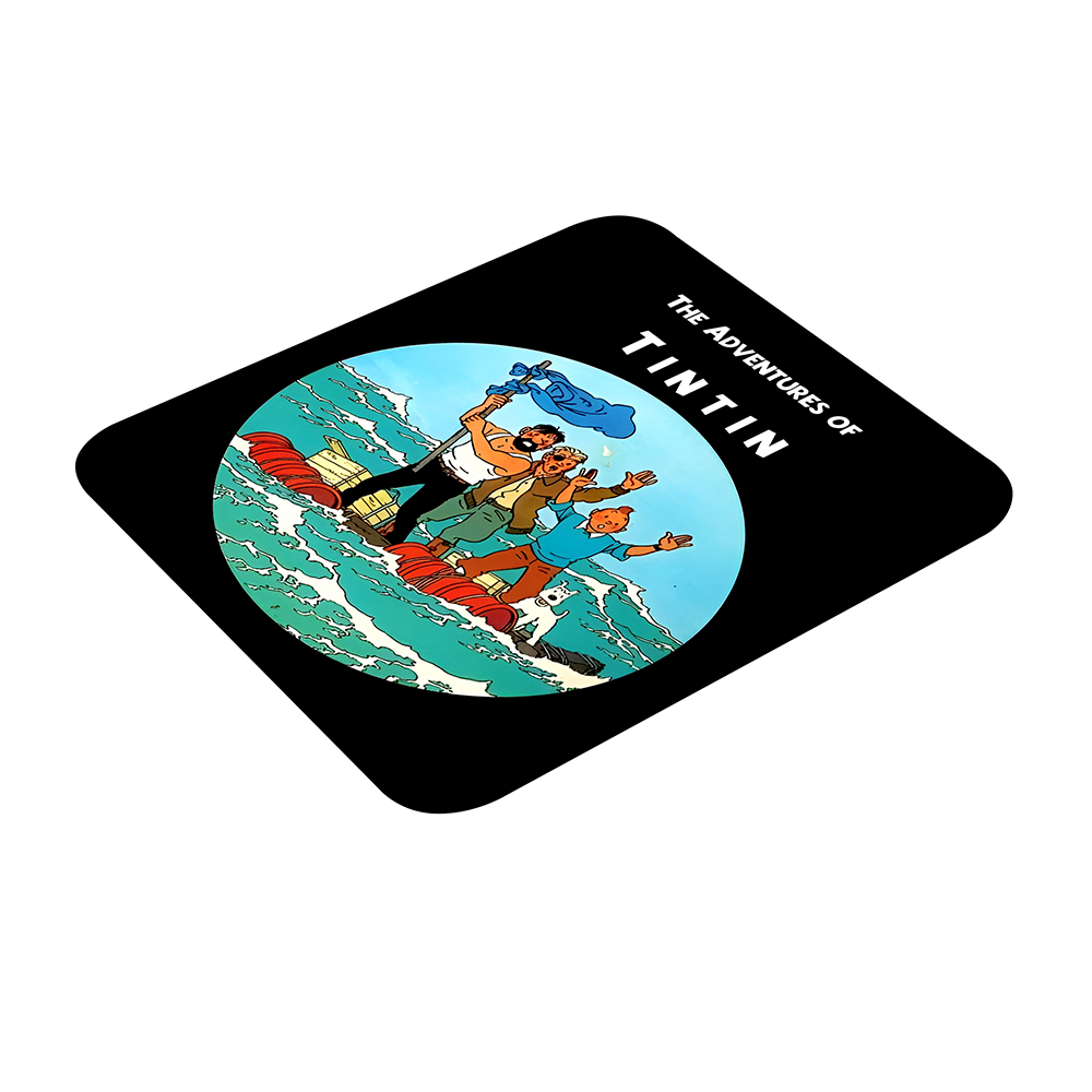 ماوس پد طرح تن تن و میلو ماجراجویی در دریا مدل tintin کد 001