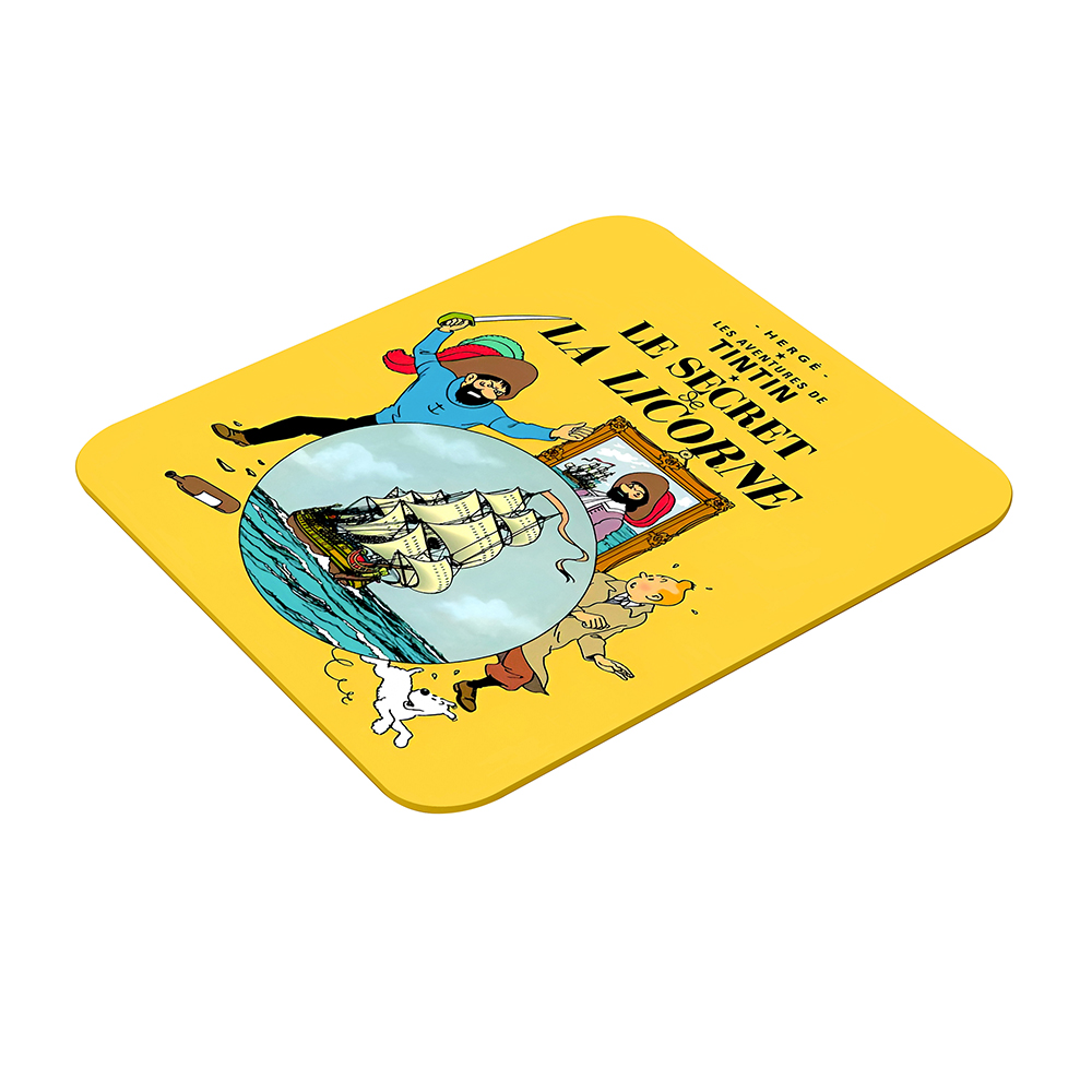 ماوس پد طرح تن تن و میلو ماجراجویی در کشتی و دریا مدل tintin کد 001
