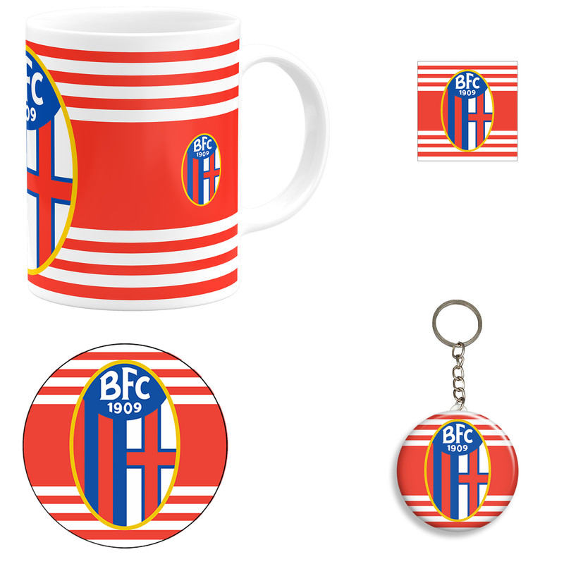ست هدیه ماگ طرح باشگاه فوتبال بولونیا مدل Bologna F.C کد B1