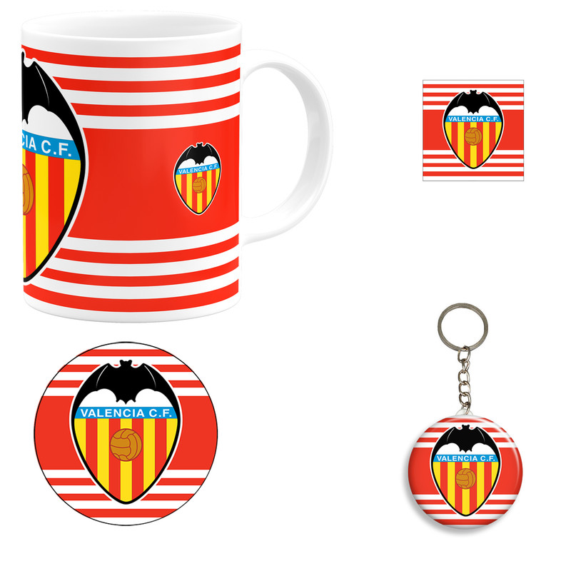 ست هدیه ماگ طرح باشگاه والنسیا مدل valencia F.C کد A1