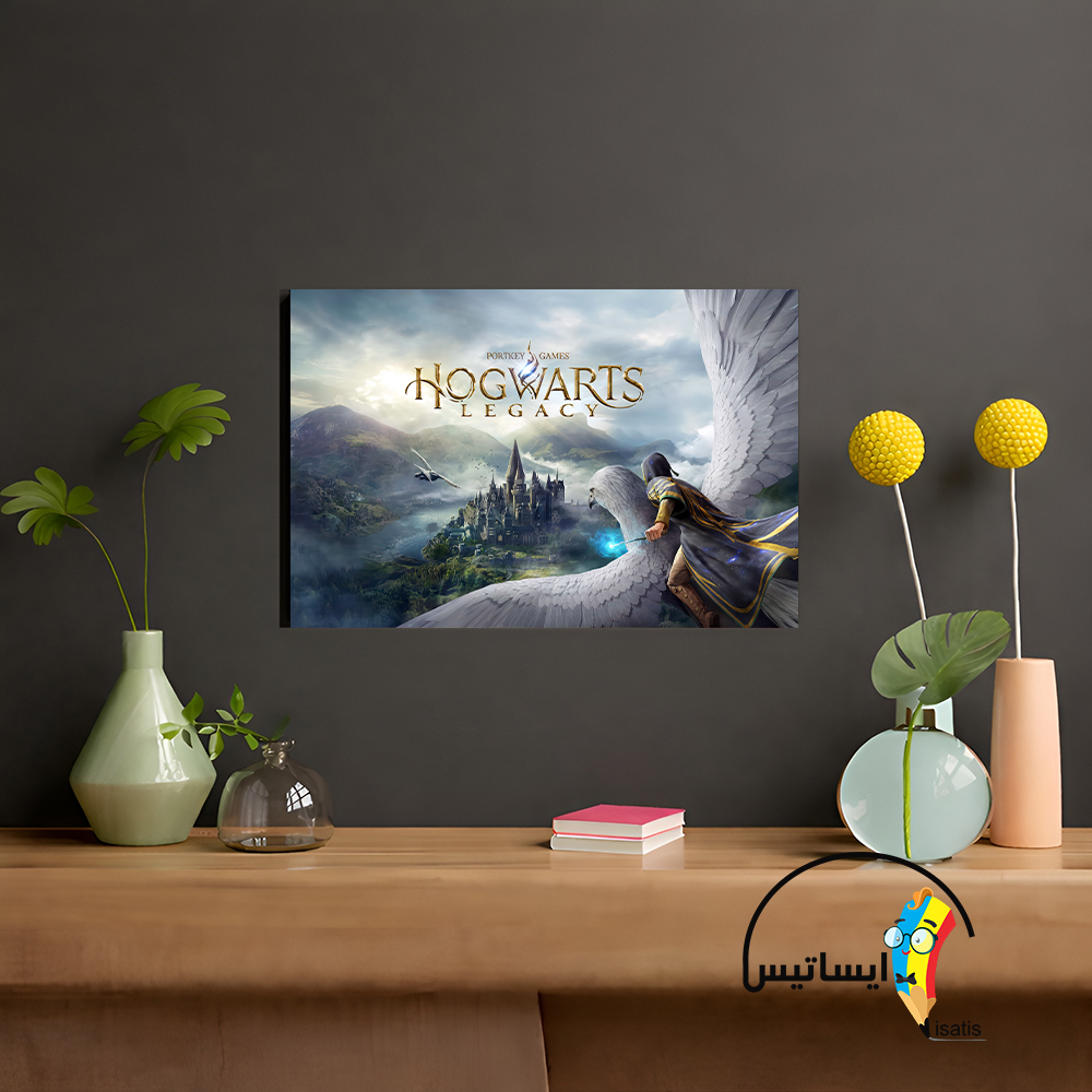 متال پوستر طرح بازی Hogwarts Legacy مدل هاگوارتز لگسی کد A1