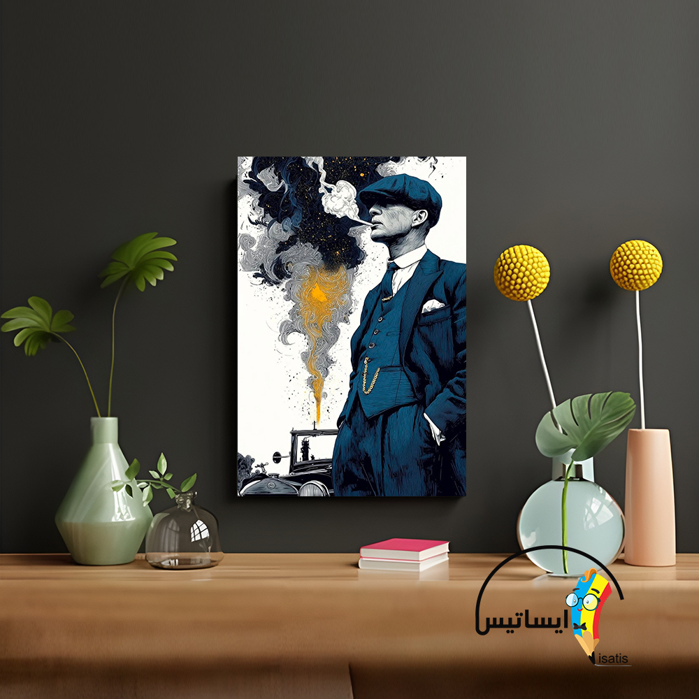 متال پوستر طرح سریال Peaky Blinders مدل پیکی بلایندرز کد A1