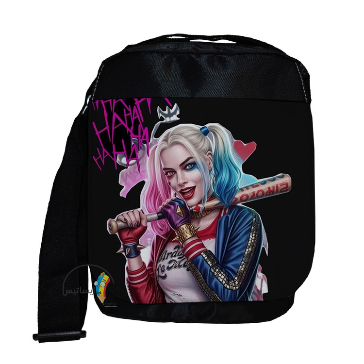 کیف دوشی سایز بزرگ طرح هارلی کوئین مدل Harley Quinn کد A1