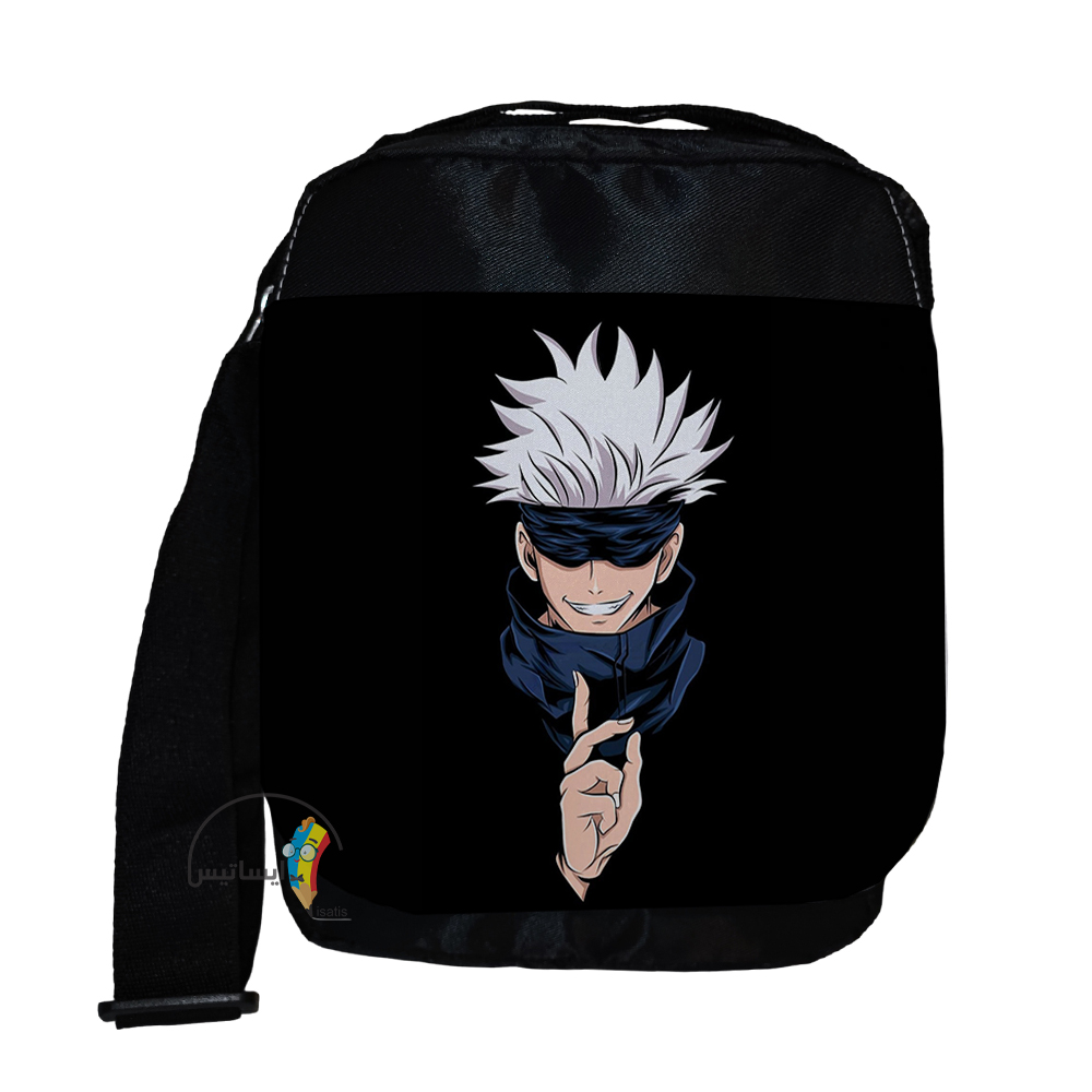 کیف دوشی سایز بزرگ مدل جوجوتسو کایسن طرح Jujutsu Kaisen کد A8