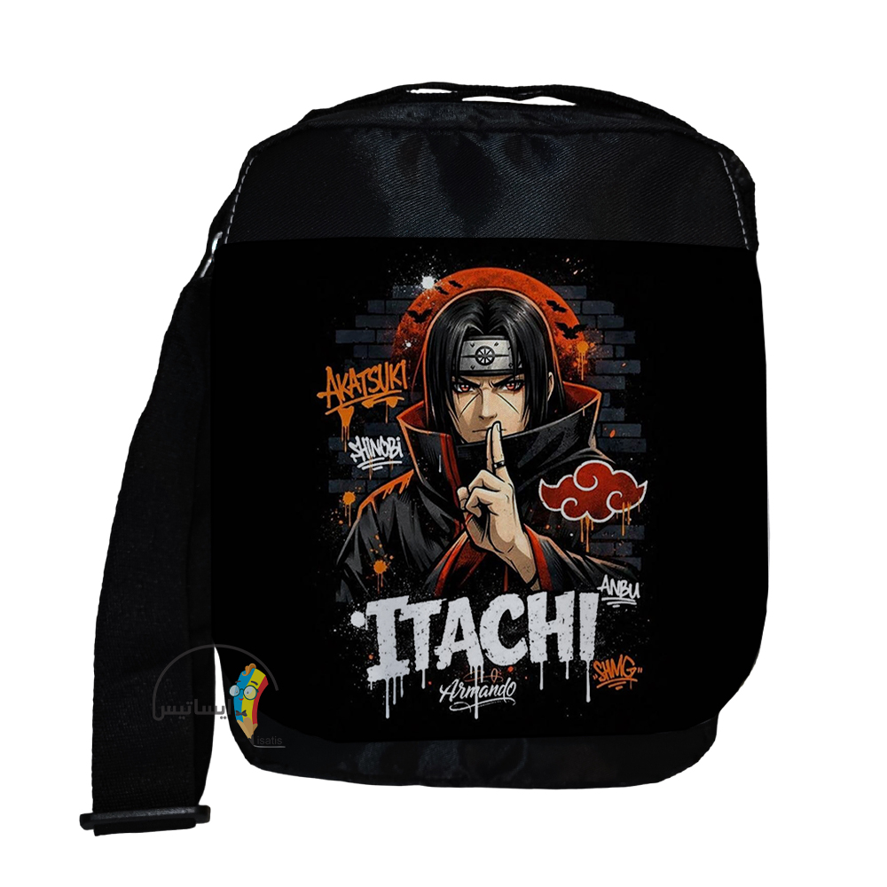 کیف دوشی سایز بزرگ طرح ایتاچی مدل Itachi کد A1