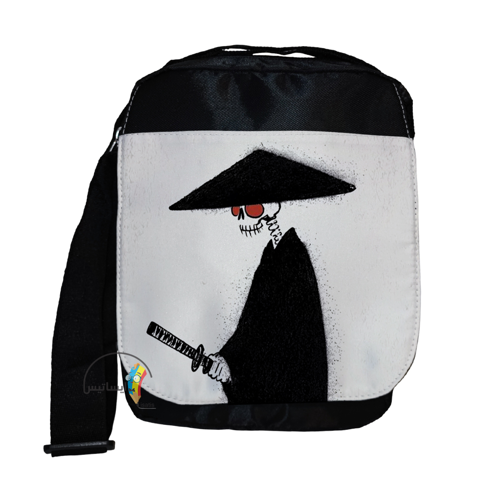 کیف دوشی سایز بزرگ طرح سامورایی مدل Samurai کد A1