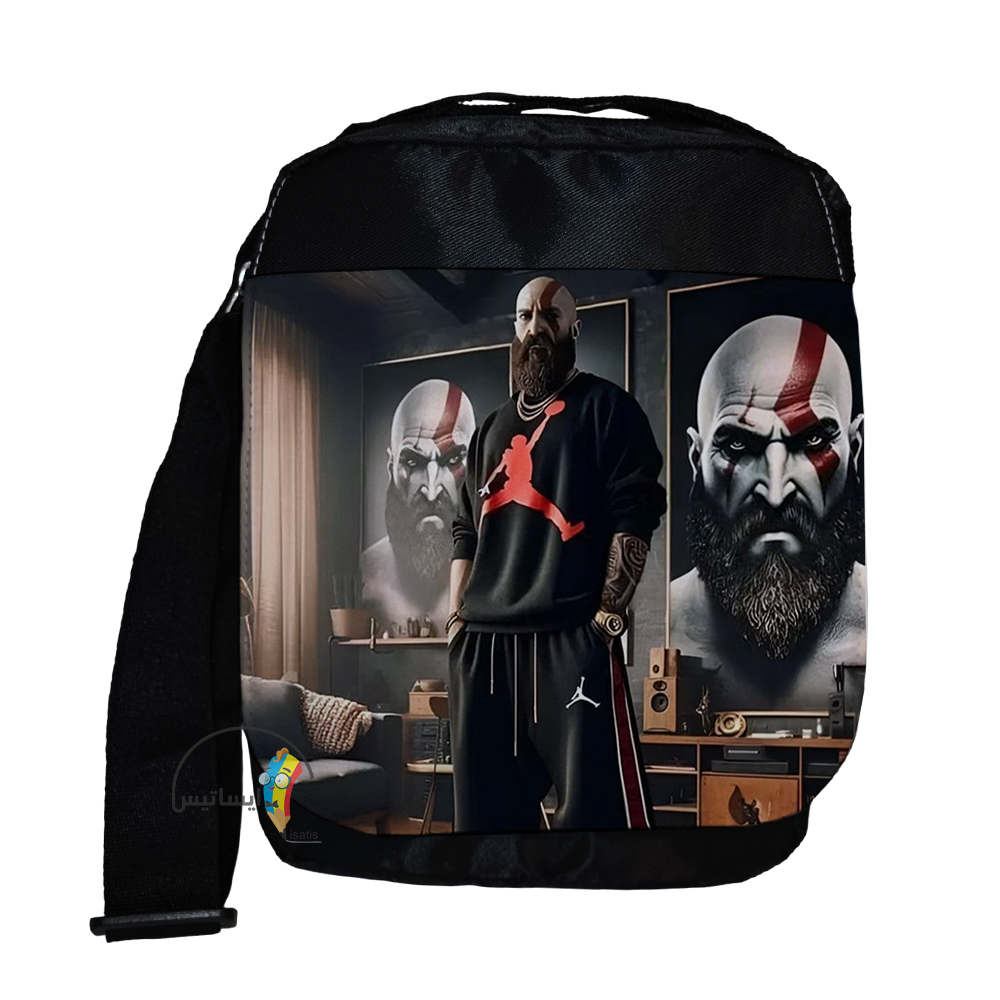 کیف دوشی سایز بزرگ طرح کریتوس مدل God of War کد A1