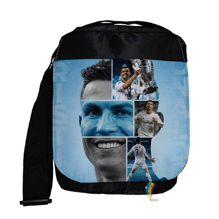 کیف دوشی سایز بزرگ مدل کریستیانو رونالدو طرح Cristiano Ronaldo کد A2