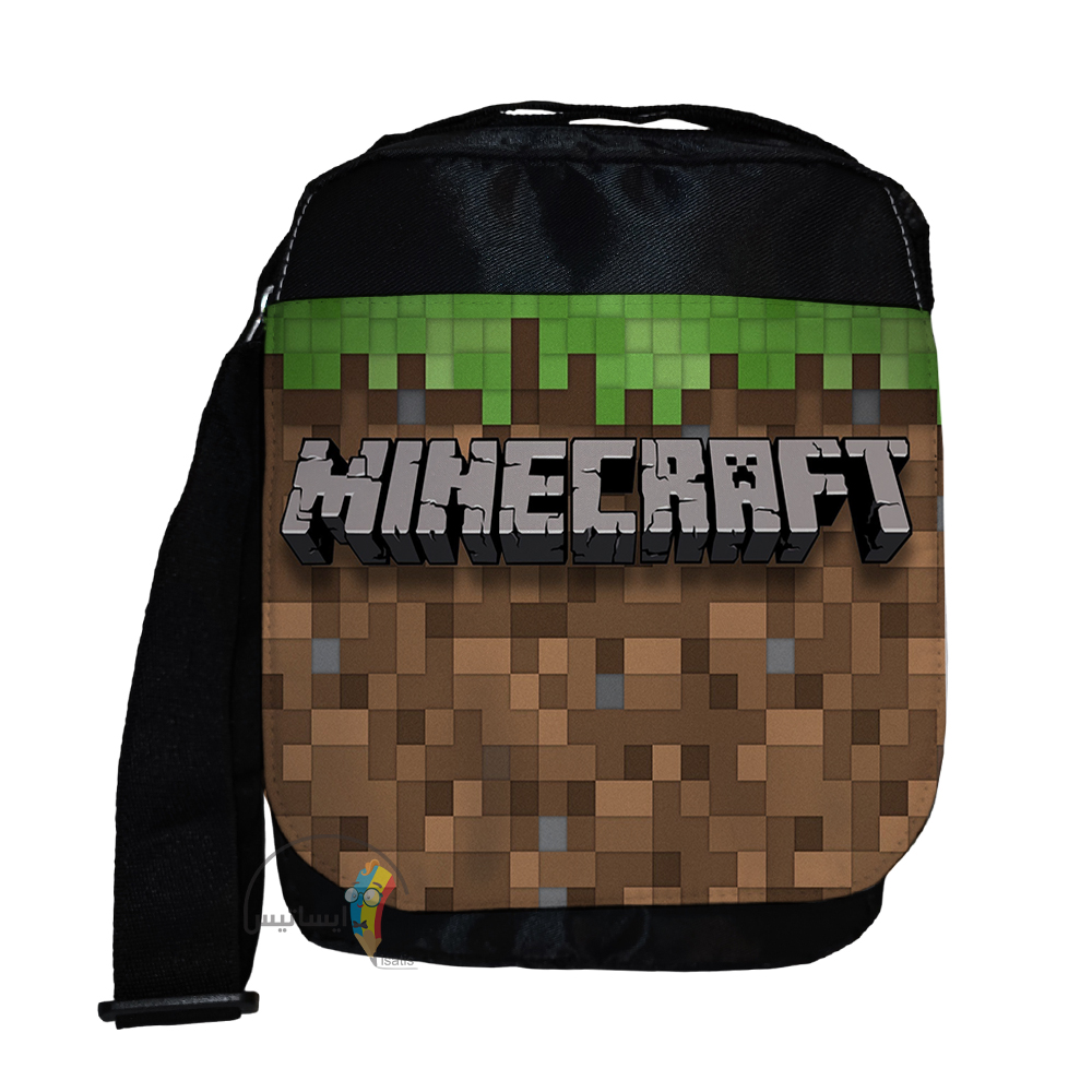 کیف دوشی سایز بزرگ طرح ماینکرافت مدل Minecraft کد A3