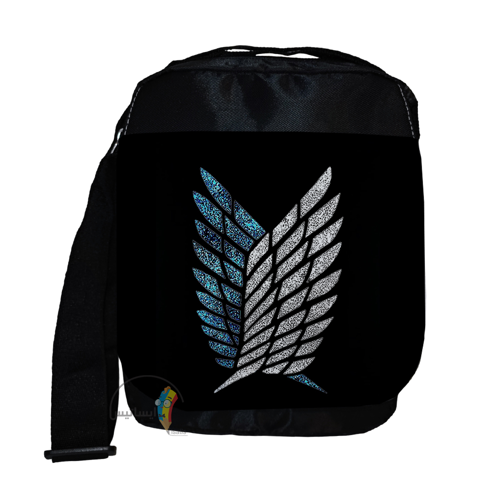 کیف دوشی سایز بزرگ طرح اتک آن تایتان مدل Attack on Titan کد A1