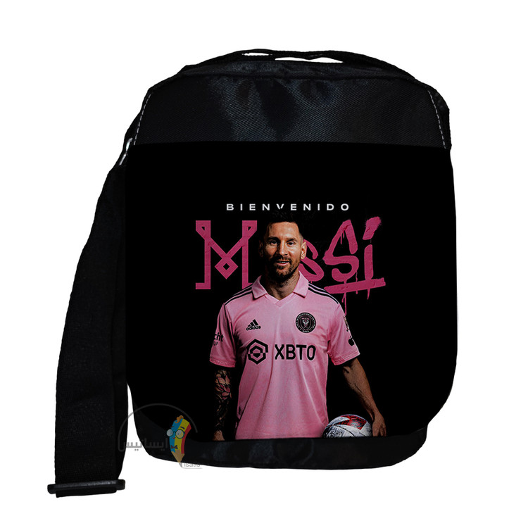 کیف دوشی سایز بزرگ طرح لیونل مسی مدل Lionel Messi کد A3