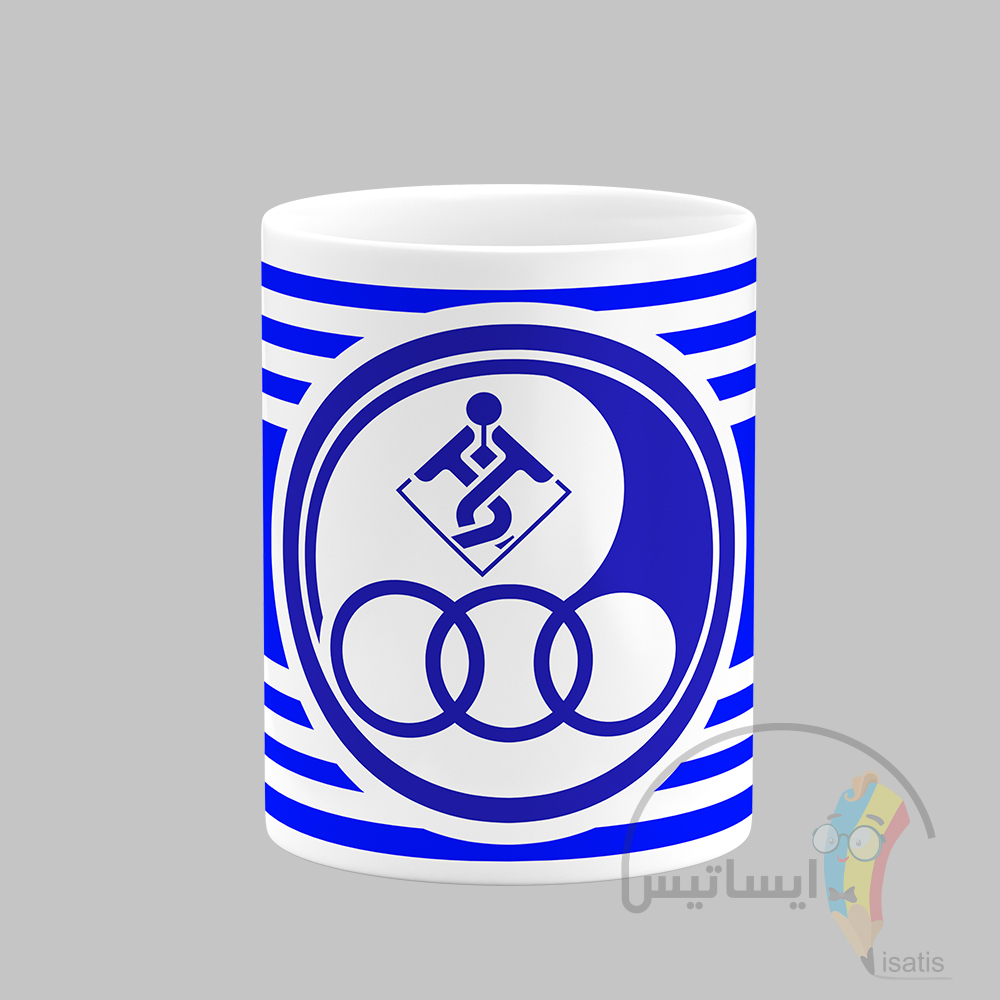 ماگ سرامیکی سفید طرح باشگاه فوتبال استقلال خوزستان مدل Esteghlal Khuzestan FC کد A1