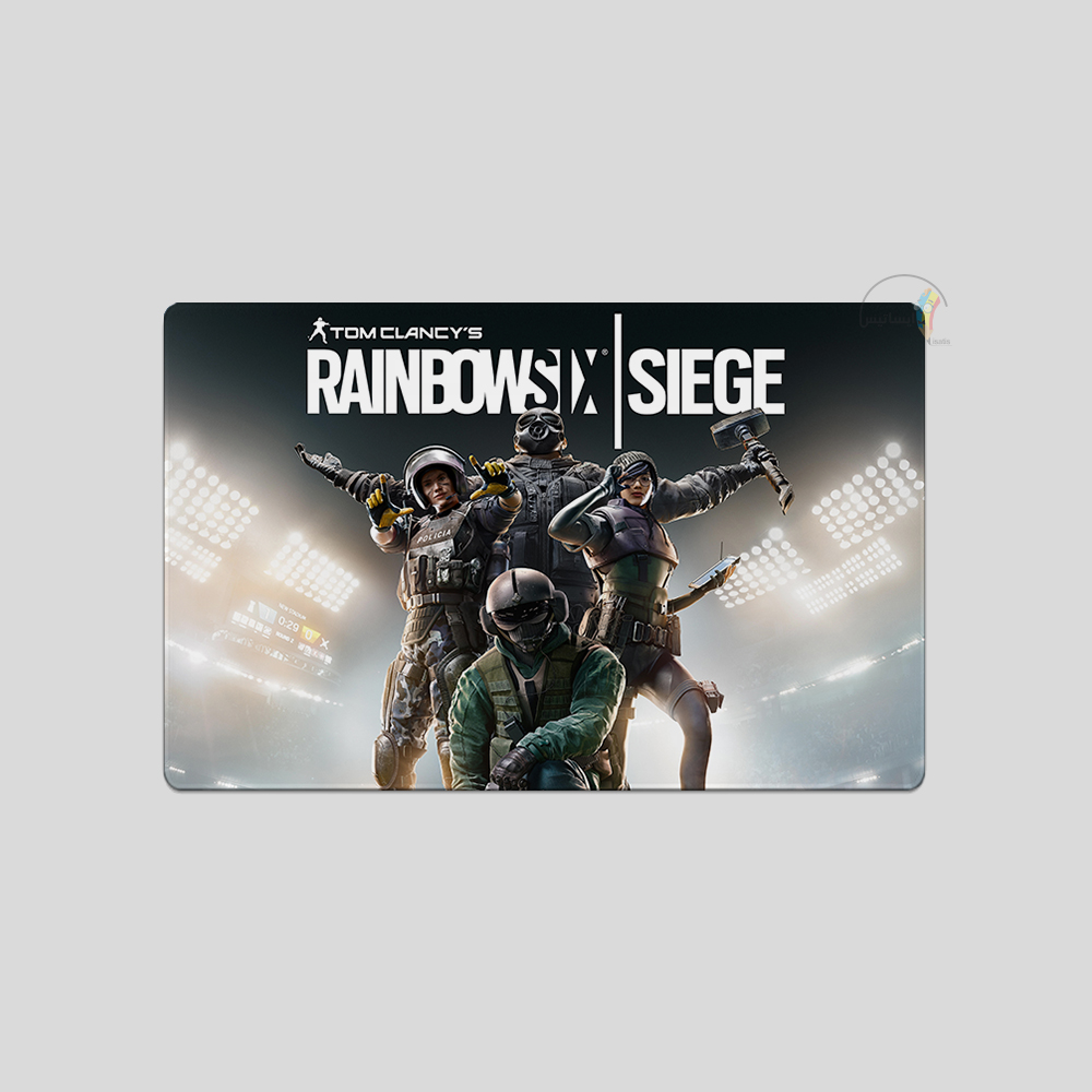 موس پد گیمینگ طرح بازی Rainbow Six Siege مدل رینبو سیکس کد ماوس پد G1