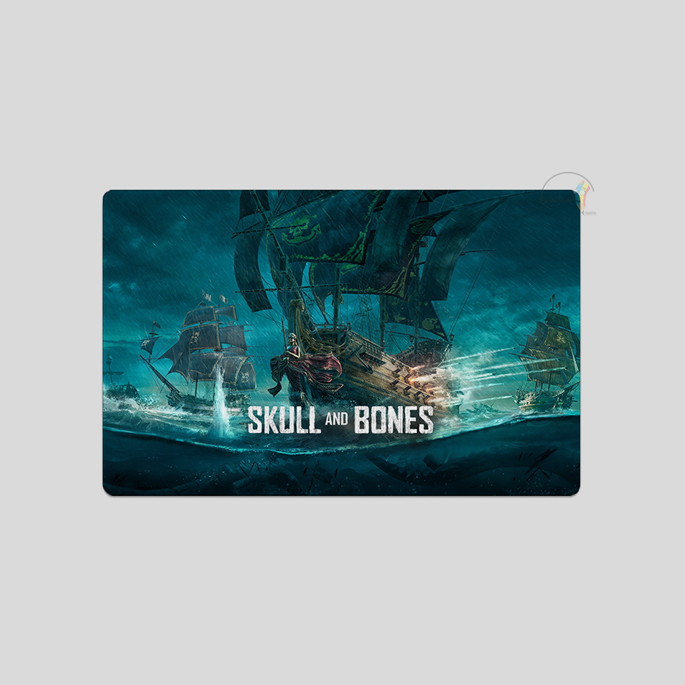 موس پد گیمینگ طرح بازی skull and bones مدل Gaming کد ماوس پد G1