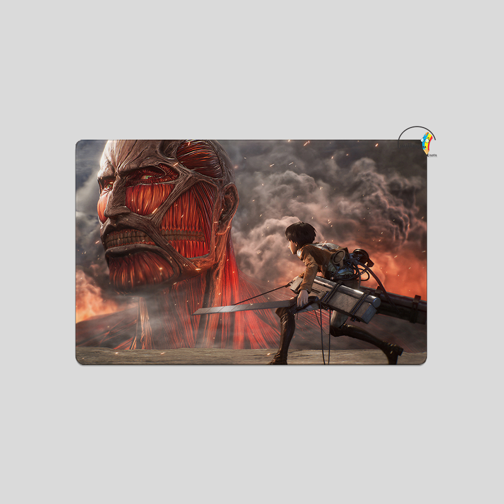 موس پد گیمینگ طرح بازی attack on titan مدل Gaming کد ماوس پد G1