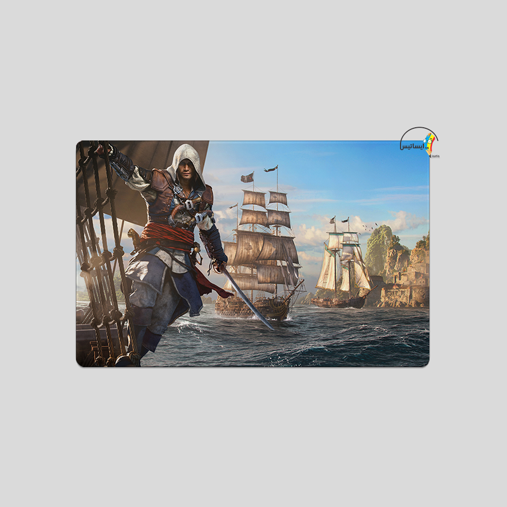 موس پد گیمینگ طرح بازی assassins creed مدل Gaming کد ماوس پد G1