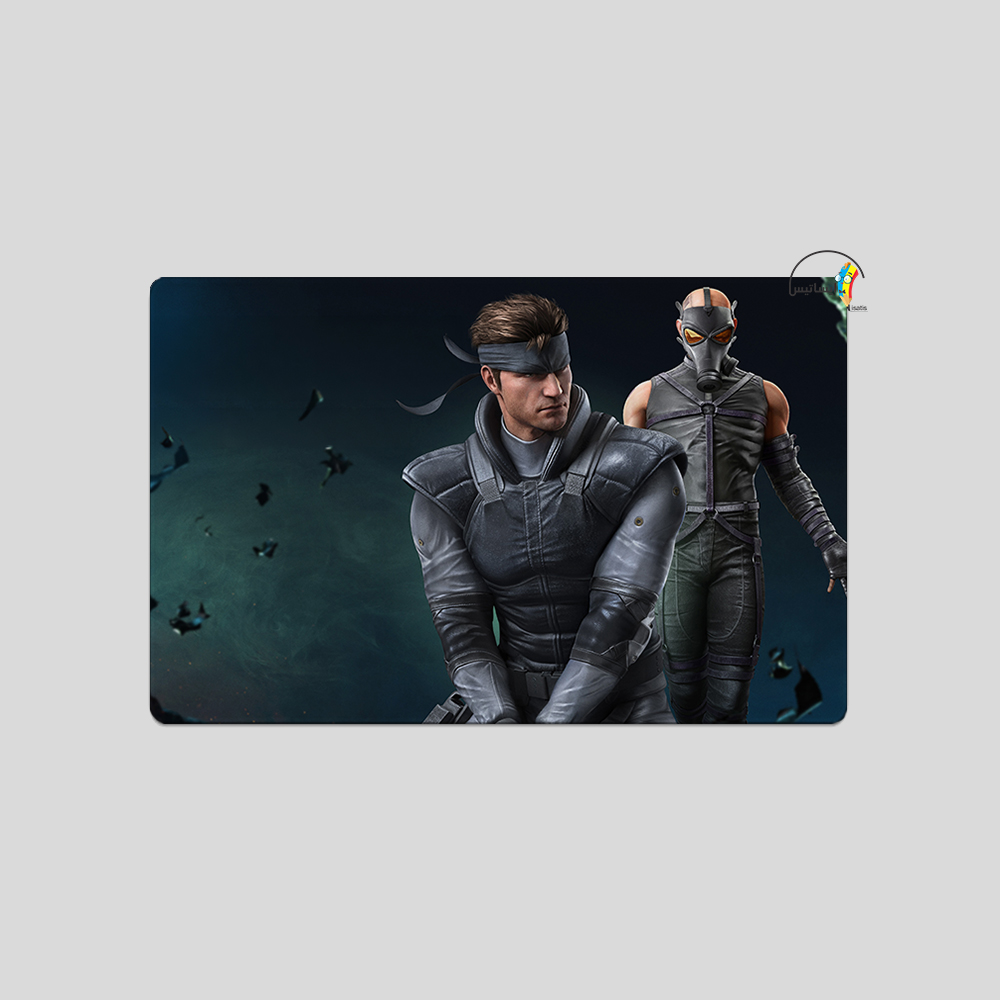 موس پد گیمینگ طرح بازی solid snake rainbow مدل Gaming کد ماوس پد G1