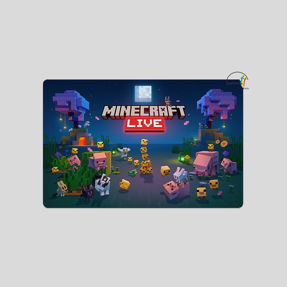 موس پد گیمینگ طرح بازی minecraft مدل Gaming کد ماوس پد G4