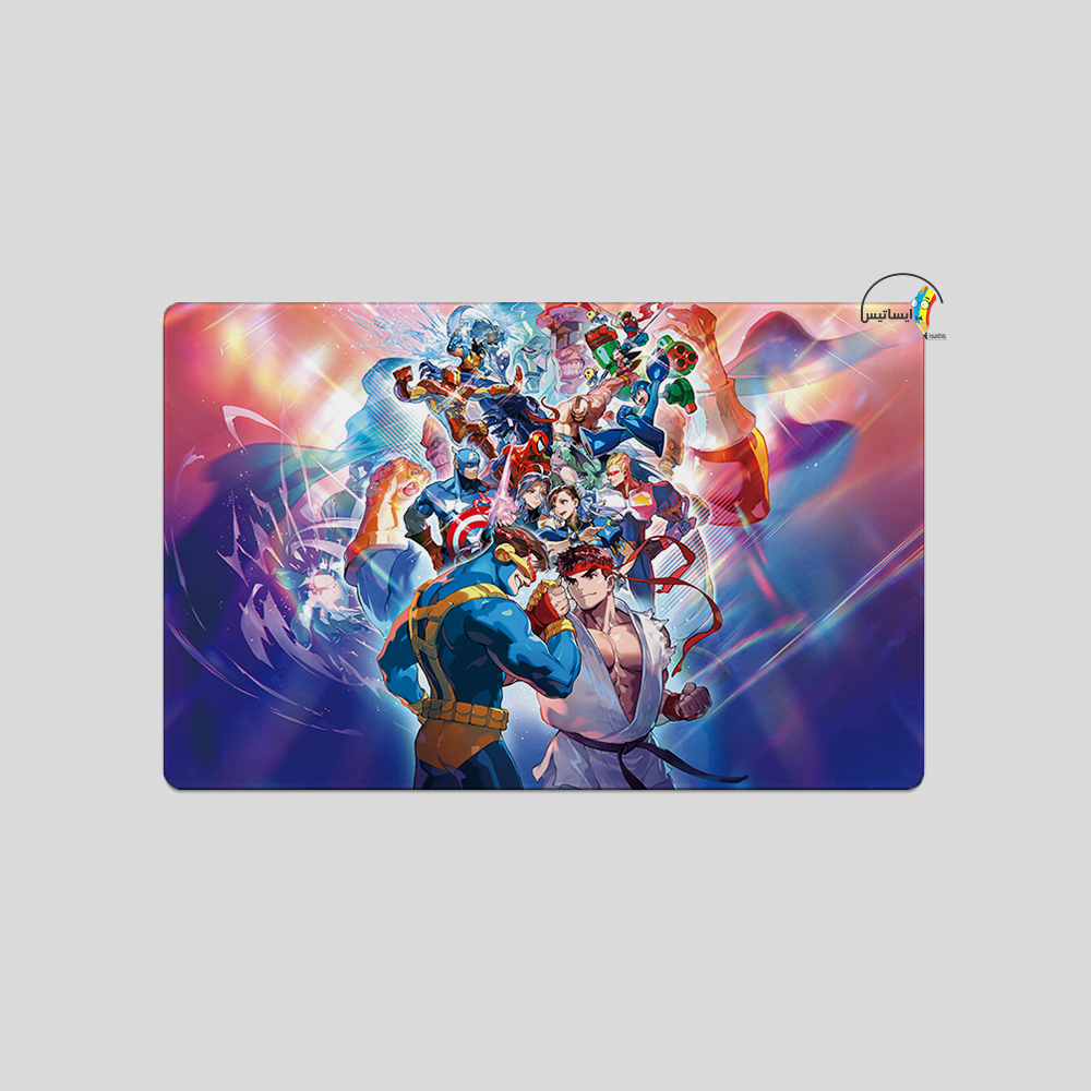 موس پد گیمینگ طرح بازی marvel vs capcom مدل Gaming کد ماوس پد G1