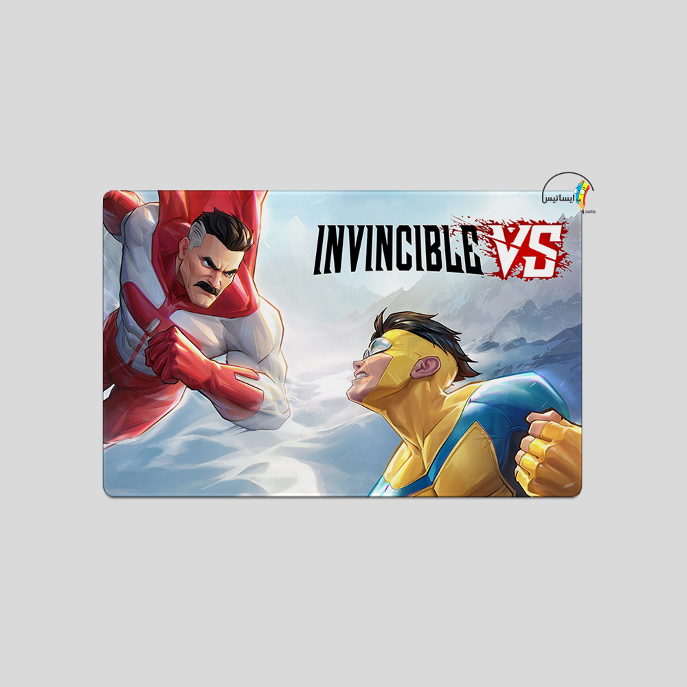 موس پد گیمینگ طرح بازی invincible vs omni مدل Gaming کد ماوس پد G1