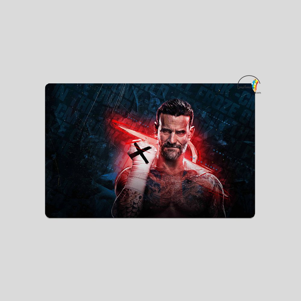 موس پد گیمینگ طرح بازی WWE 2K26 cm punk مدل Gaming کد ماوس پد G1