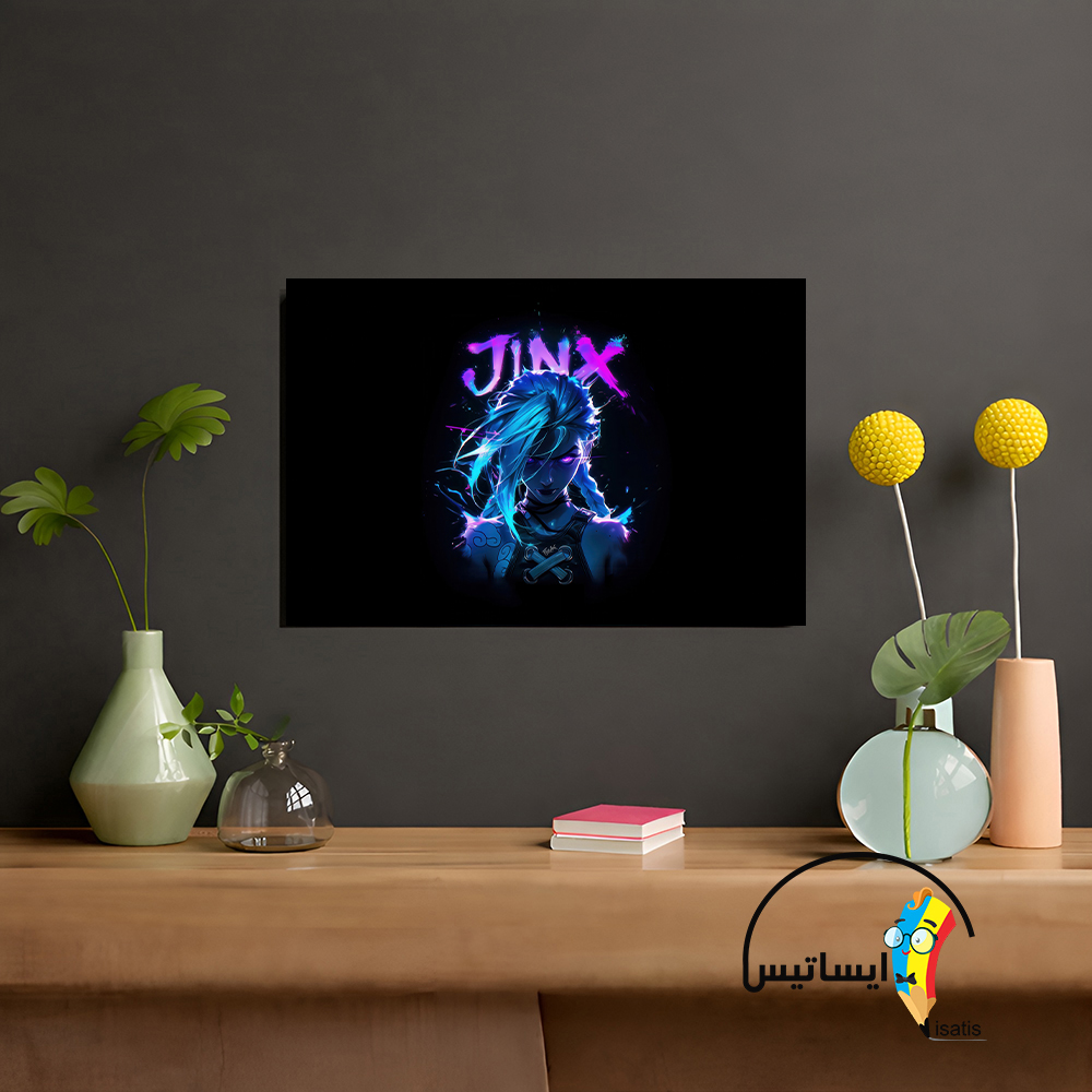 متال پوستر طرح شخصیت جینکس مدل jinx کد A2