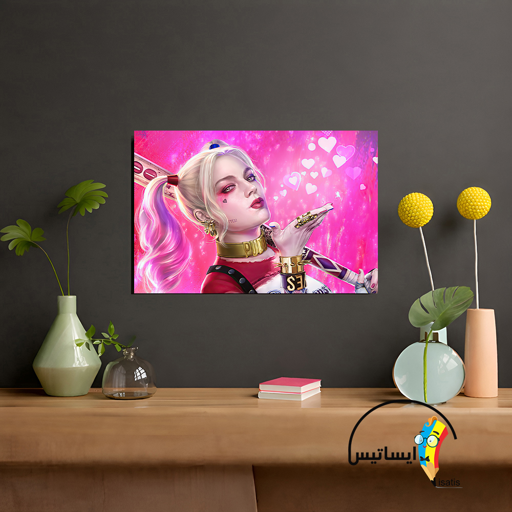 متال پوستر طرح هارلی کوئین Harley Quinn کد s1
