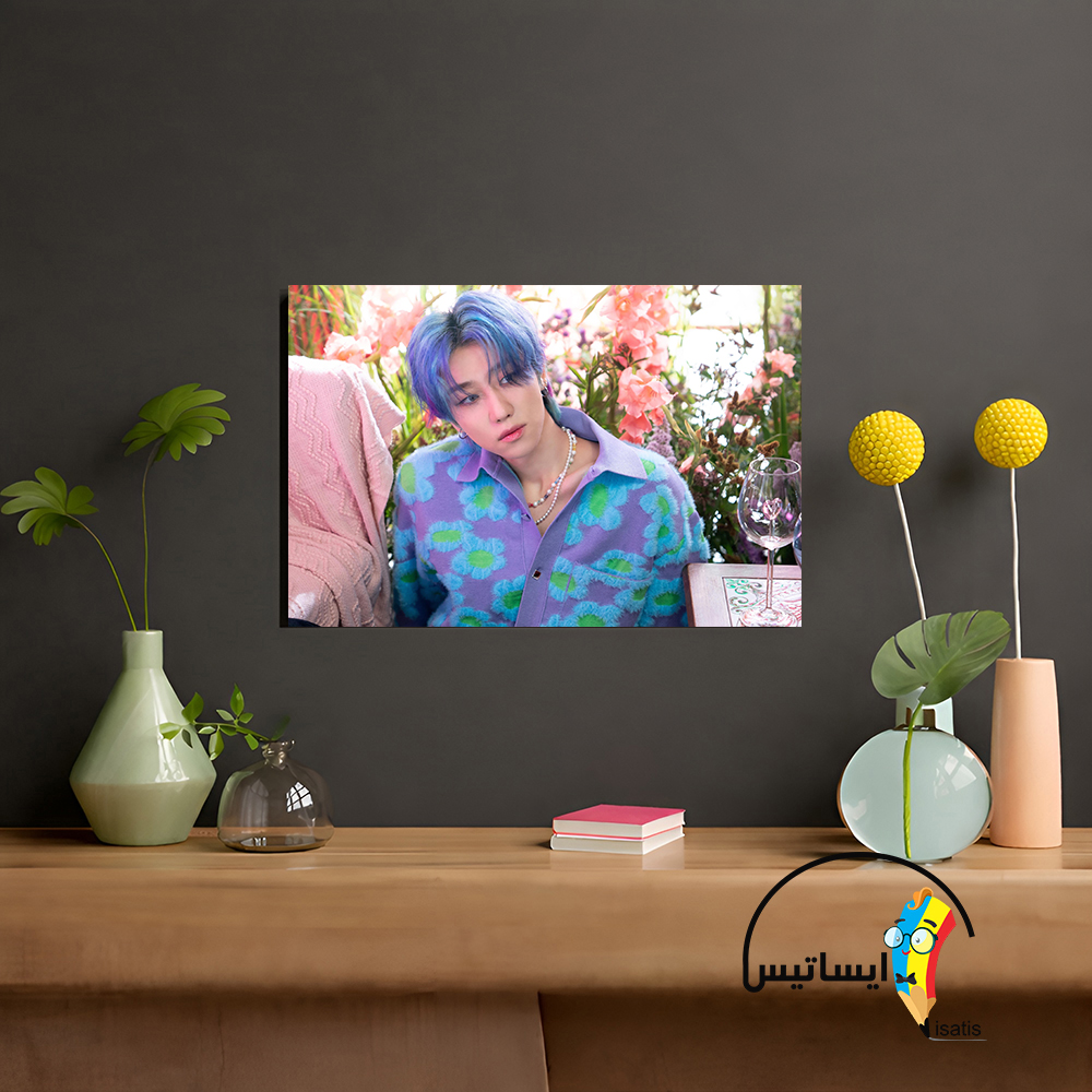 متال پوستر طرح گروه موسیقی BTS  مدل اعضای گروه موسیقی بی تی اس کد A1