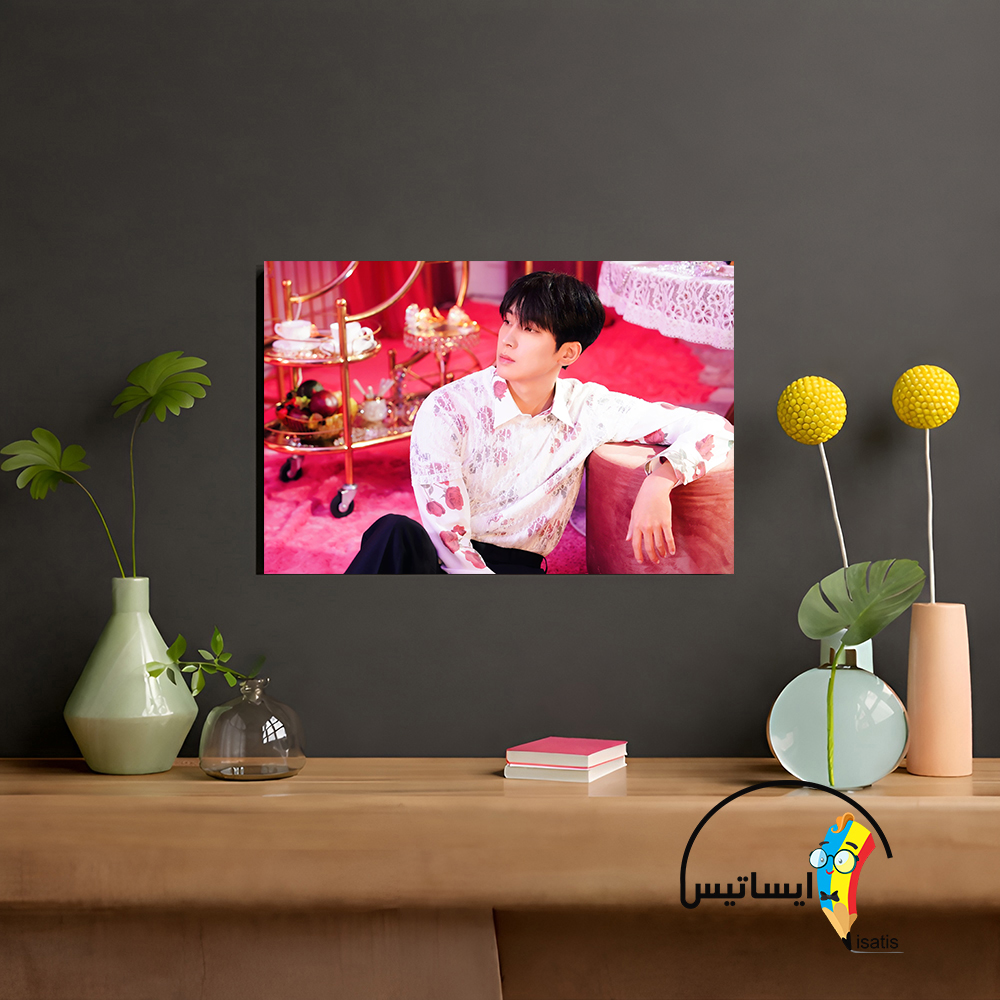متال پوستر طرح گروه موسیقی BTS  مدل اعضای گروه موسیقی بی تی اس کد A2