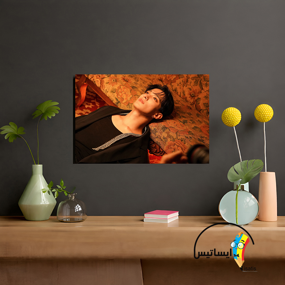 متال پوستر طرح گروه موسیقی BTS  مدل اعضای گروه موسیقی بی تی اس کد A5