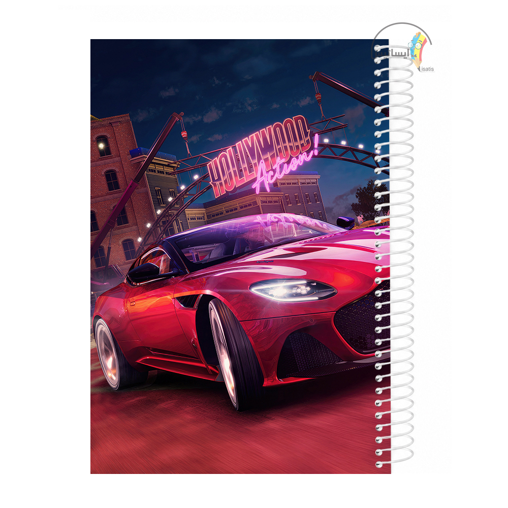 دفتر مشق 200 برگ  طرح The Crew Motorfest مدل ماشین کد A1