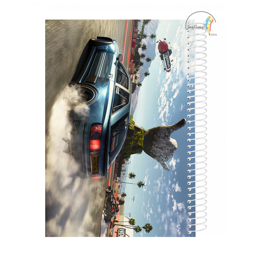 دفتر مشق 200 برگ  طرح The Crew Motorfest مدل ماشین مسابقه ای کد A1