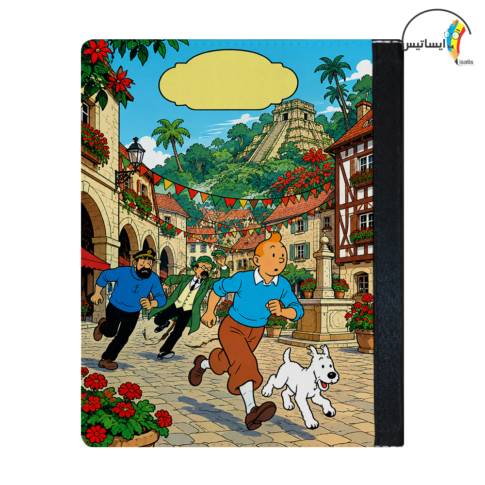 کلاسور طرح ماجراهای تن‌تن مدل The Adventures of Tintin کد A1