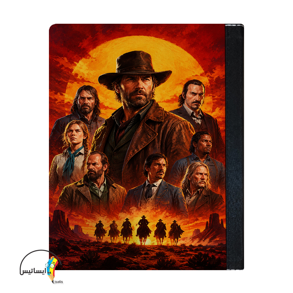 کلاسور طرح رد دد ریدمپشن مدل Red Dead Redemption کد A1