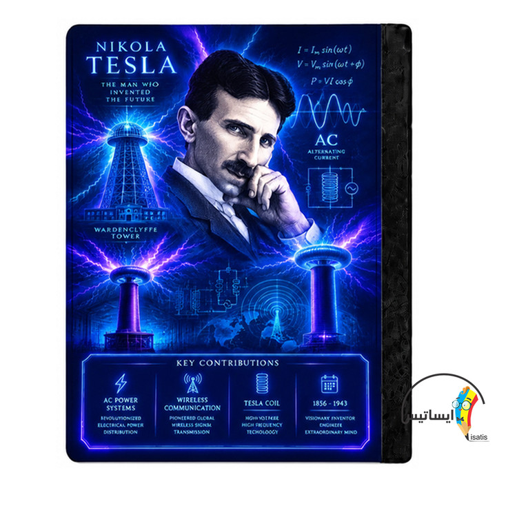 کلاسور طرح نیکولا تسلا مدل Nikola Tesla کد X1