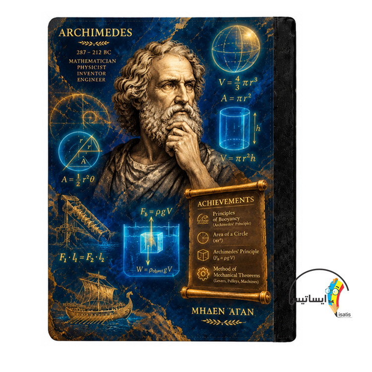 کلاسور طرح ارشمیدس مدل Archimedes کد X1