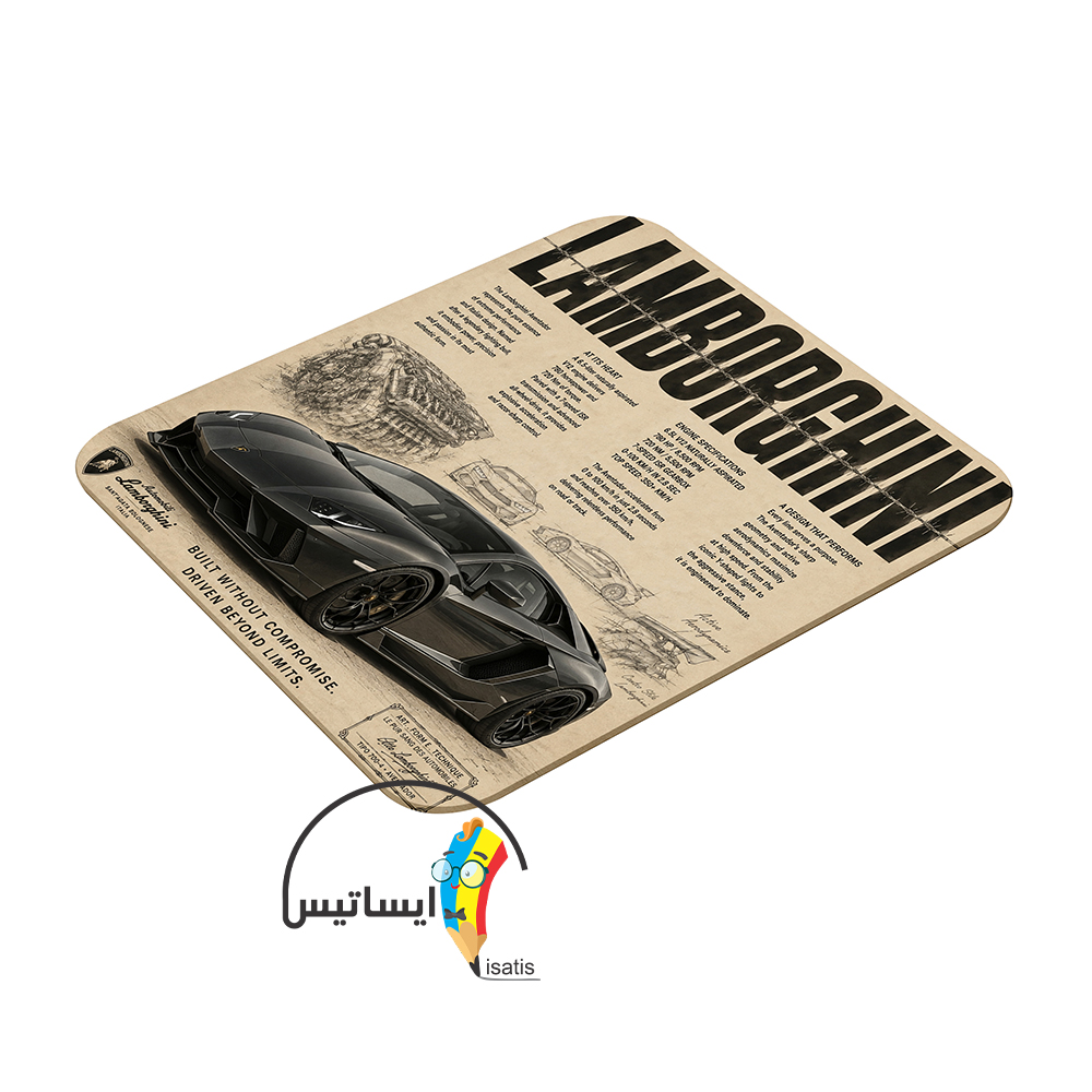 موس پد طرح لامبورگینی مدل ماوس پد Lamborghini کد A1