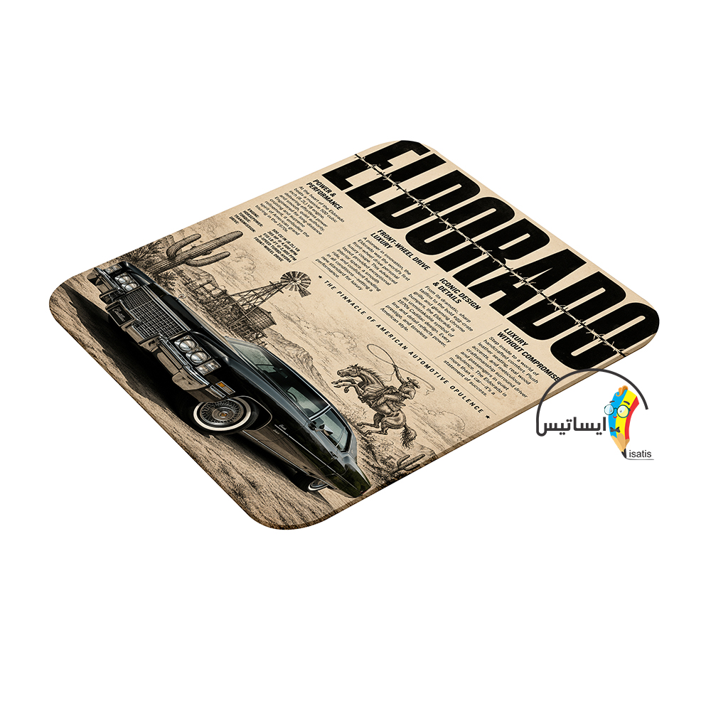 موس پد طرح کادیلاک الدورادو مدل ماوس پد Cadillac Eldorado کد A1