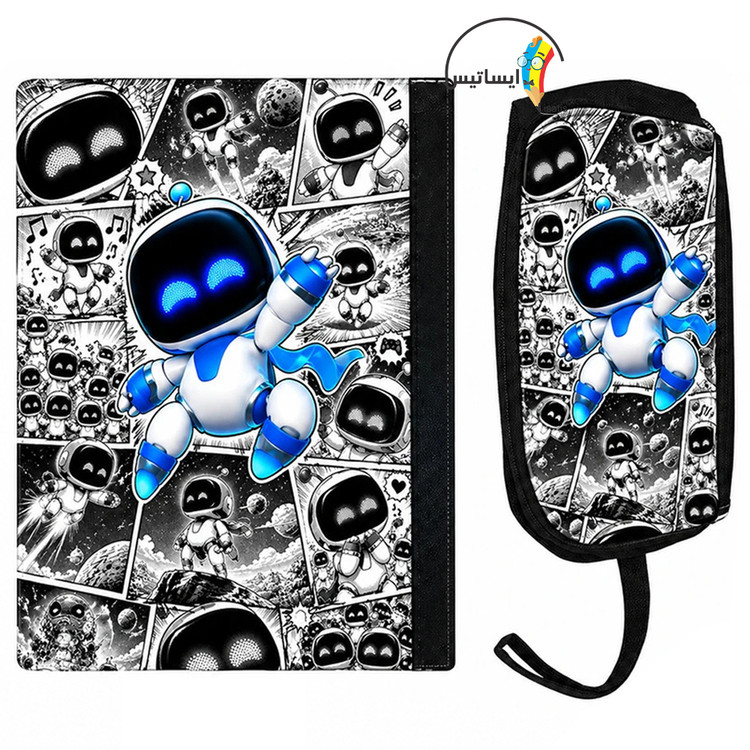 ست کلاسور و جامدادی طرح آسترو بات مدل Astro Bot کد A6